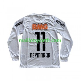 Maillot de Foot Santos FC Neymar JR 11 Retro Domicile 2011-2012 ML